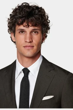 SUITSUPPLY Havana Anzug Dunkelbraun-Männlich Casual Anzüge