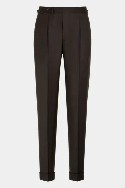 SUITSUPPLY Havana Anzug Dunkelbraun-Männlich Casual Anzüge