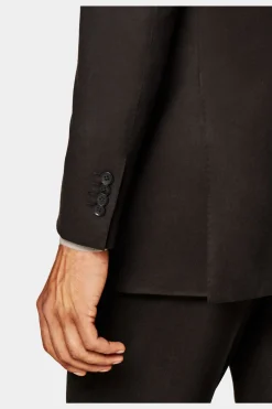 SUITSUPPLY Havana Anzug Dunkelbraun-Männlich Casual Anzüge