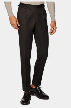 SUITSUPPLY Havana Anzug Dunkelbraun-Männlich Casual Anzüge