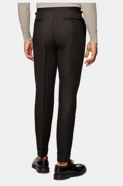 SUITSUPPLY Havana Anzug Dunkelbraun-Männlich Casual Anzüge