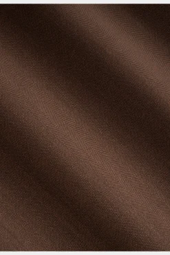 SUITSUPPLY Havana Anzug Dunkelbraun Fischgrätmuster-Männlich Business Anzüge
