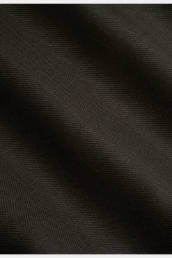 SUITSUPPLY Havana Anzug Dunkelbraun Fischgrätmuster-Männlich Casual Anzüge