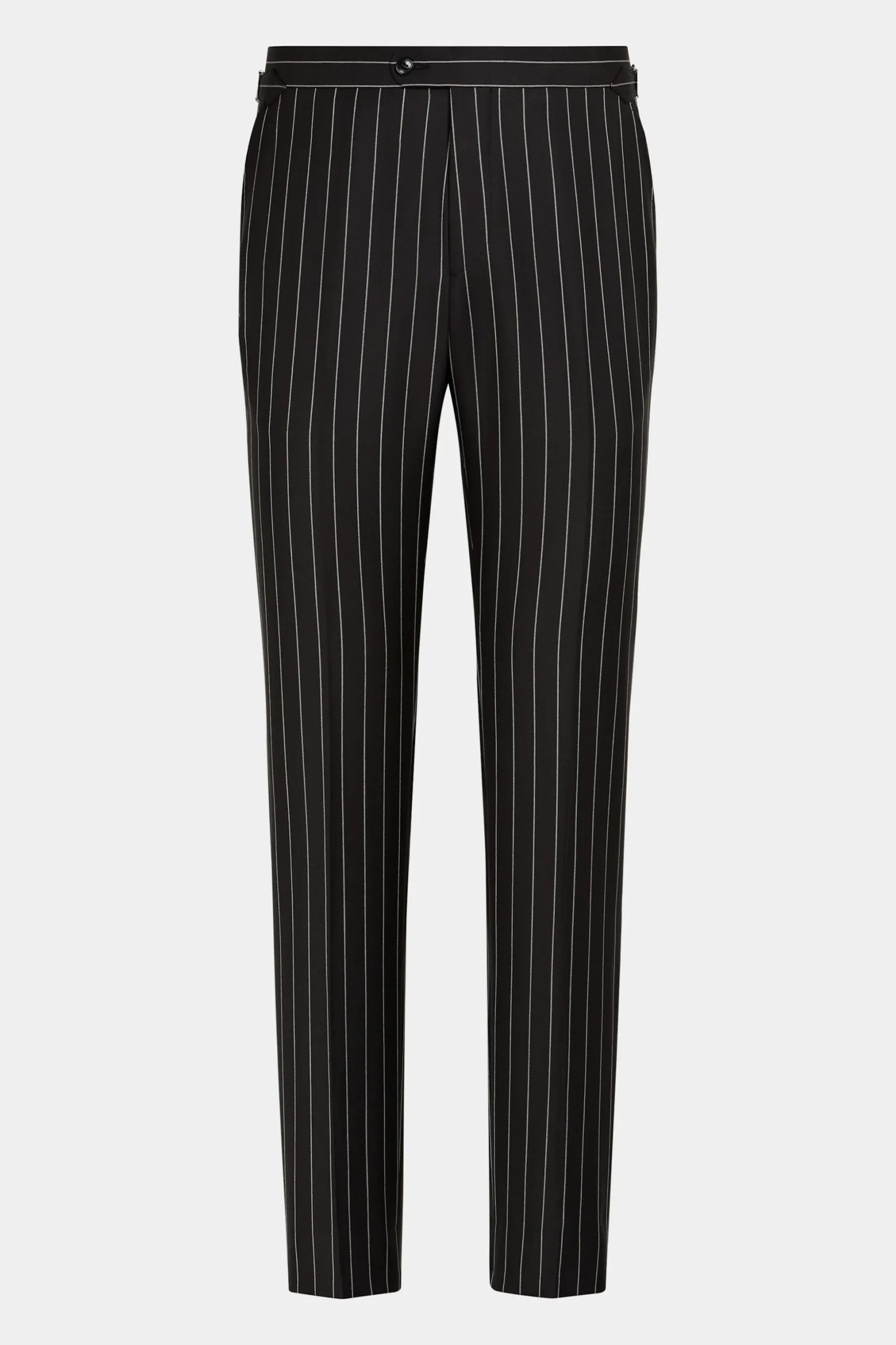 SUITSUPPLY Havana Anzug Dunkelbraun Gestreift-Männlich Casual Anzüge