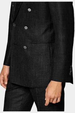 SUITSUPPLY Havana Anzug Dunkelgrau-Männlich Casual Anzüge