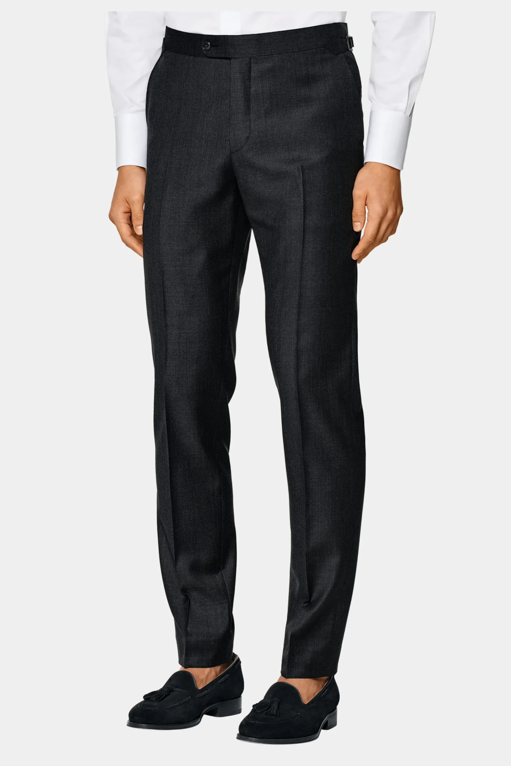 SUITSUPPLY Havana Anzug Dunkelgrau Kariert-Männlich Business Anzüge