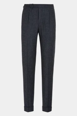 SUITSUPPLY Havana Anzug Dunkelgrau Mit Karo-Männlich Casual Anzüge