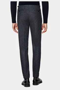 SUITSUPPLY Havana Anzug Dunkelgrau Mit Karo-Männlich Casual Anzüge