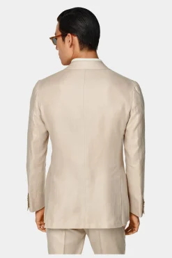 SUITSUPPLY Havana Anzug Hellbraun-Männlich Casual Anzüge