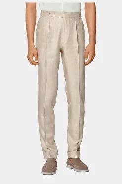 SUITSUPPLY Havana Anzug Hellbraun-Männlich Casual Anzüge