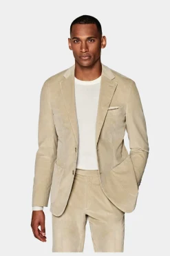 SUITSUPPLY Havana Anzug Hellbraun-Männlich Casual Anzüge