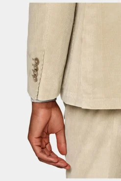 SUITSUPPLY Havana Anzug Hellbraun-Männlich Casual Anzüge