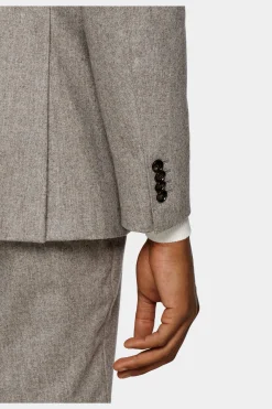 SUITSUPPLY Havana Anzug Hellbraun-Männlich Casual Anzüge