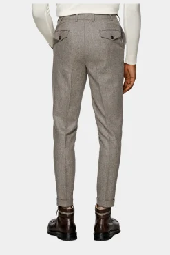 SUITSUPPLY Havana Anzug Hellbraun-Männlich Casual Anzüge