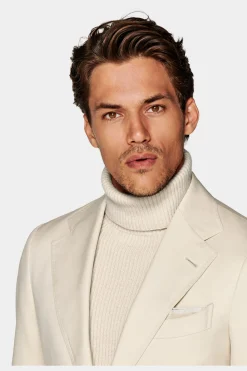 SUITSUPPLY Havana Anzug Hellbraun-Männlich Casual Anzüge