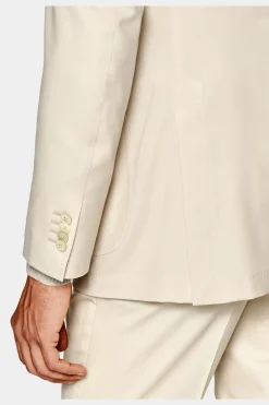 SUITSUPPLY Havana Anzug Hellbraun-Männlich Casual Anzüge