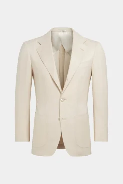 SUITSUPPLY Havana Anzug Hellbraun-Männlich Casual Anzüge