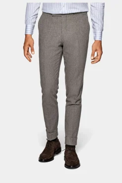 SUITSUPPLY Havana Anzug Hellbraun-Männlich Casual Anzüge