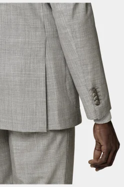 SUITSUPPLY Havana Anzug Hellgrau-Männlich Business Anzüge