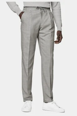 SUITSUPPLY Havana Anzug Hellgrau-Männlich Business Anzüge