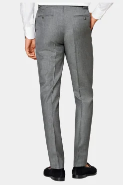 SUITSUPPLY Havana Anzug Hellgrau-Männlich Business Anzüge