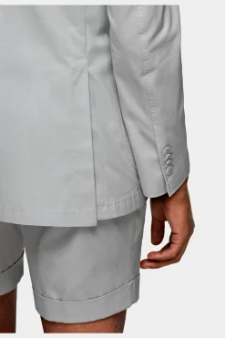 SUITSUPPLY Havana Anzug Hellgrau-Männlich Casual Anzüge