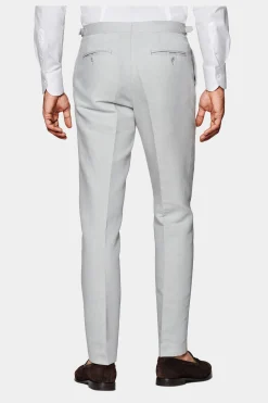 SUITSUPPLY Havana Anzug Hellgrau-Männlich Casual Anzüge