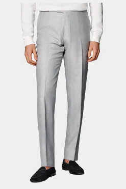 SUITSUPPLY Havana Anzug Hellgrau-Männlich Casual Anzüge