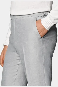 SUITSUPPLY Havana Anzug Hellgrau-Männlich Casual Anzüge