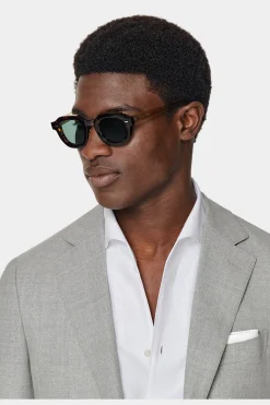 SUITSUPPLY Havana Anzug Hellgrau-Männlich Business Anzüge