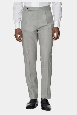 SUITSUPPLY Havana Anzug Hellgrau-Männlich Business Anzüge
