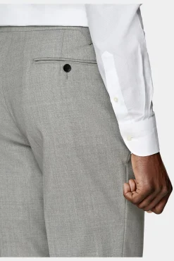 SUITSUPPLY Havana Anzug Hellgrau-Männlich Business Anzüge