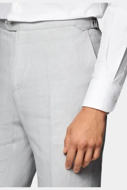 SUITSUPPLY Havana Anzug Hellgrau-Männlich Casual Anzüge