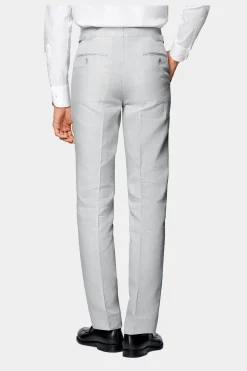 SUITSUPPLY Havana Anzug Hellgrau-Männlich Casual Anzüge