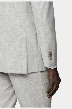 SUITSUPPLY Havana Anzug Hellgrau-Männlich Business Anzüge