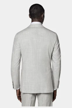 SUITSUPPLY Havana Anzug Hellgrau-Männlich Business Anzüge