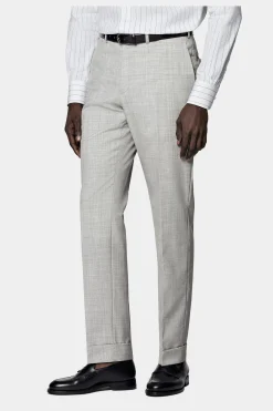 SUITSUPPLY Havana Anzug Hellgrau-Männlich Business Anzüge