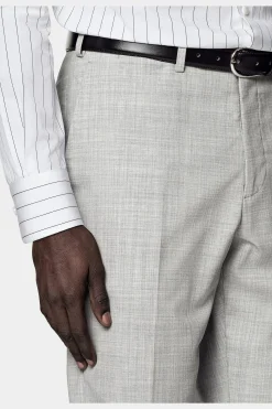 SUITSUPPLY Havana Anzug Hellgrau-Männlich Business Anzüge