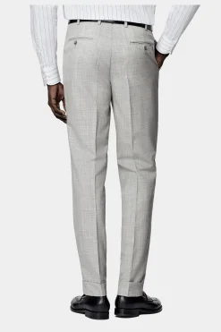 SUITSUPPLY Havana Anzug Hellgrau-Männlich Business Anzüge