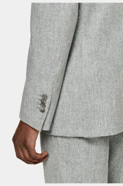 SUITSUPPLY Havana Anzug Hellgrau-Männlich Casual Anzüge