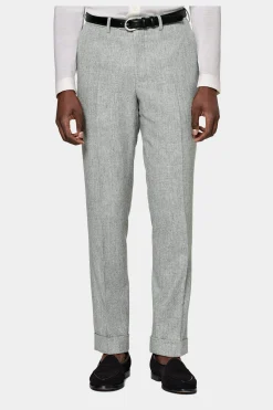 SUITSUPPLY Havana Anzug Hellgrau-Männlich Casual Anzüge