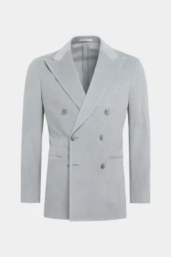 SUITSUPPLY Havana Anzug Hellgrau-Männlich Casual Anzüge