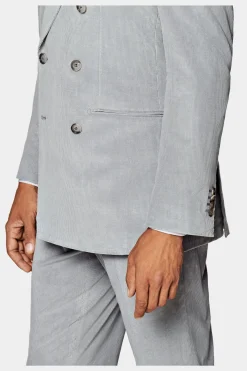 SUITSUPPLY Havana Anzug Hellgrau-Männlich Casual Anzüge