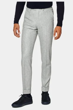 SUITSUPPLY Havana Anzug Hellgrau-Männlich Casual Anzüge