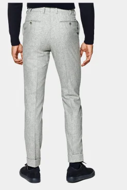 SUITSUPPLY Havana Anzug Hellgrau-Männlich Casual Anzüge