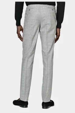 SUITSUPPLY Havana Anzug Hellgrau Mit Karo-Männlich Casual Anzüge