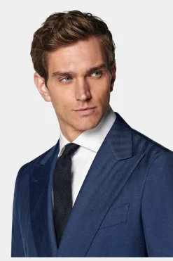 SUITSUPPLY Havana Anzug Mittelblau-Männlich Business Anzüge