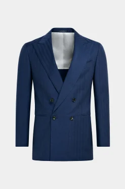 SUITSUPPLY Havana Anzug Mittelblau-Männlich Business Anzüge