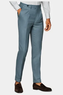SUITSUPPLY Havana Anzug Mittelblau-Männlich Business Anzüge