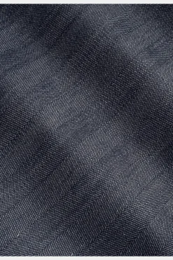 SUITSUPPLY Havana Anzug Mittelblau Fischgrätmuster-Männlich Casual Anzüge